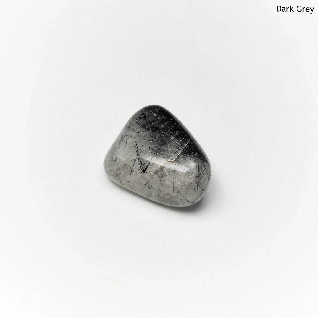 Tourmalated Quartz Tumble - Rocks and Gems Canada