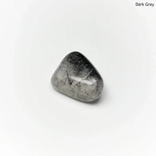 Tourmalated Quartz Tumble - Rocks and Gems Canada