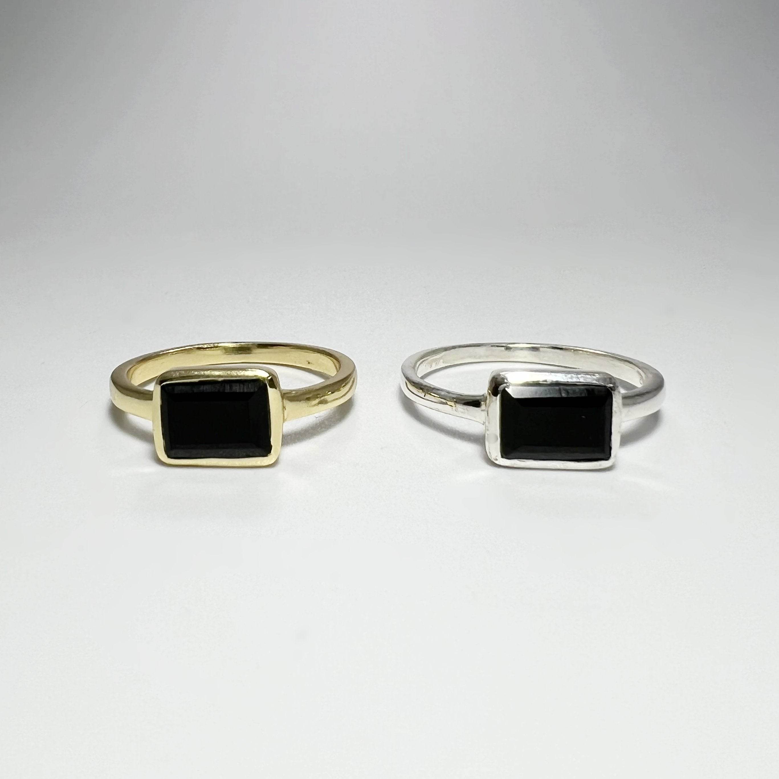 Black Onyx Ring - Rocks and Gems Canada