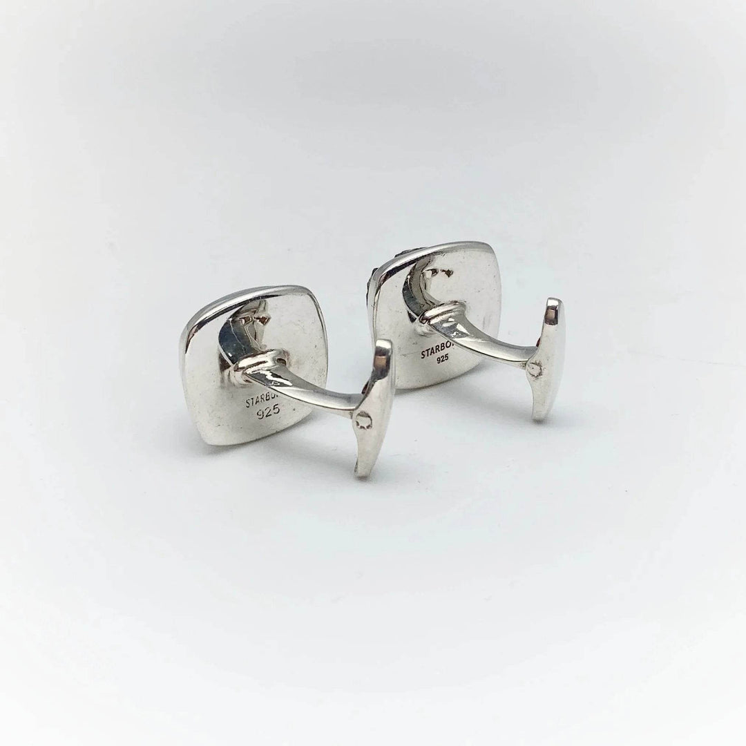 Moldavite Cufflinks - Rocks and Gems Canada