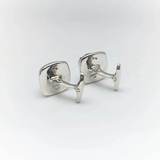 Moldavite Cufflinks - Rocks and Gems Canada