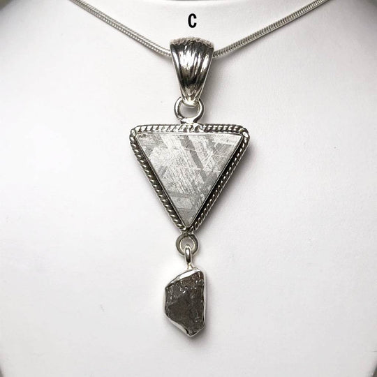 Muonionalusta and Campo Del Cielo Meteorite Pendant - Rocks and Gems Canada