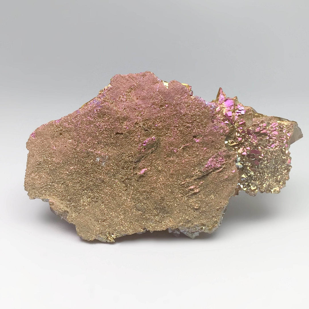 Sunset Aura Quartz Cluster - Rocks and Gems Canada