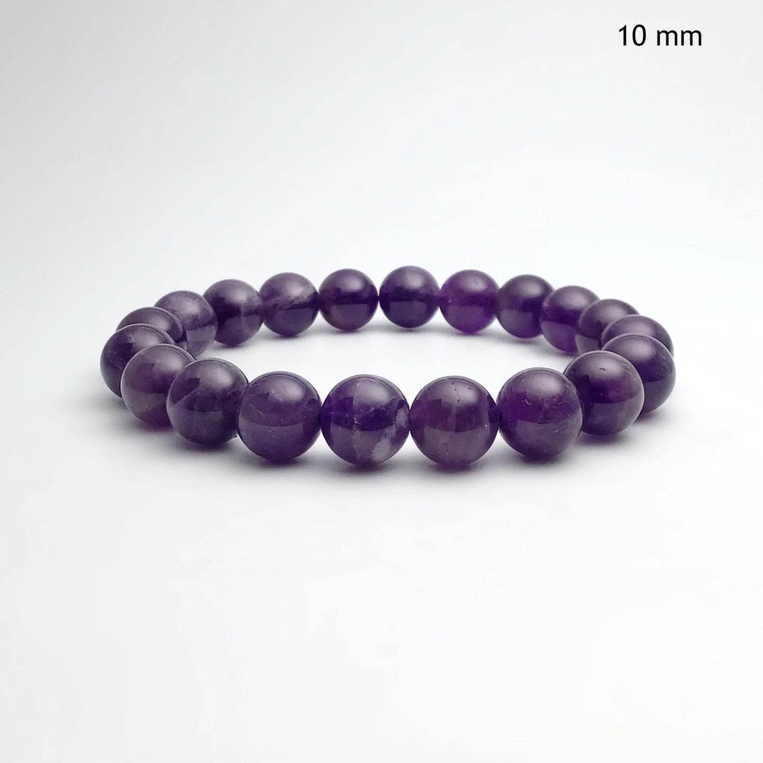 Amethyst Beaded Bracelet - Rocks and Gems Canada