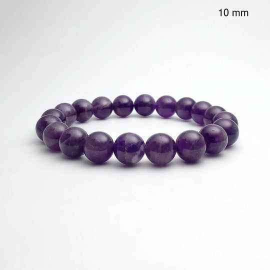 Amethyst Beaded Bracelet - Rocks and Gems Canada