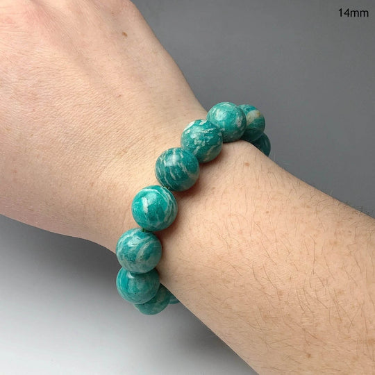 Striped Amazonite Beaded Bracelet - Rocks and Gems Canada