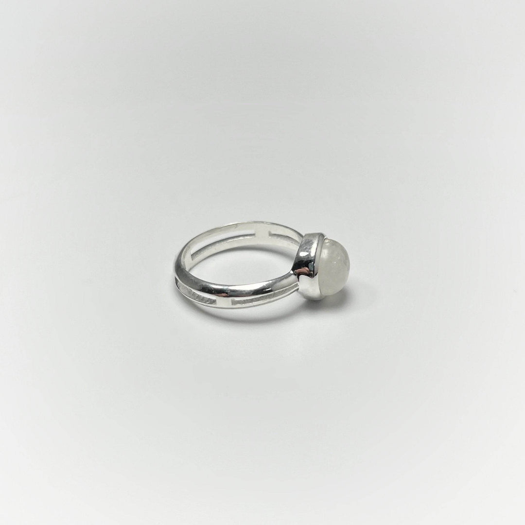 Rainbow Moonstone Ring - Rocks and Gems Canada