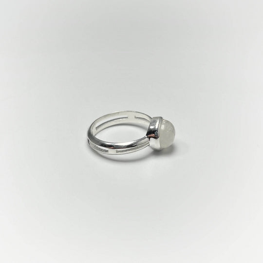 Rainbow Moonstone Ring - Rocks and Gems Canada