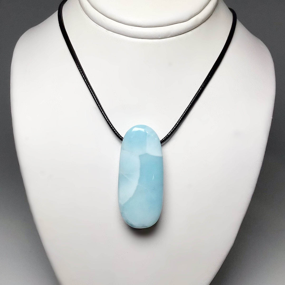 Larimar Drilled Pendant - Rocks and Gems Canada