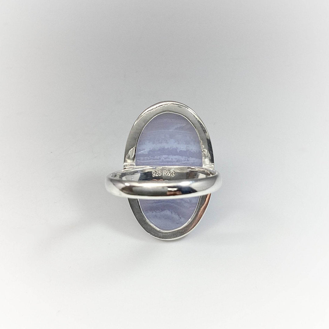 Blue Lace Agate Ring - Rocks and Gems Canada