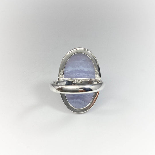Blue Lace Agate Ring - Rocks and Gems Canada