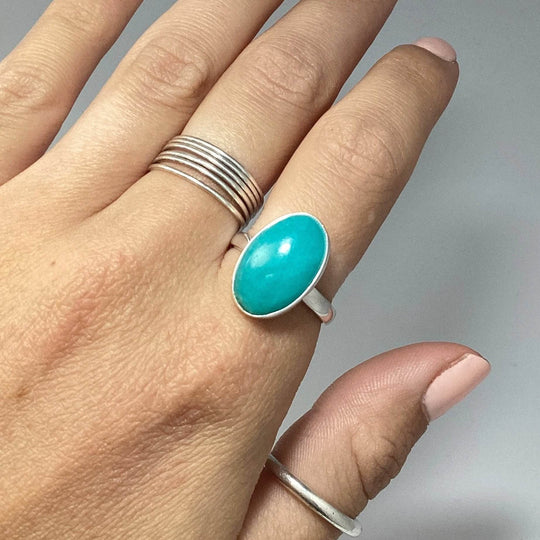 Amazonite Ring - Rocks and Gems Canada