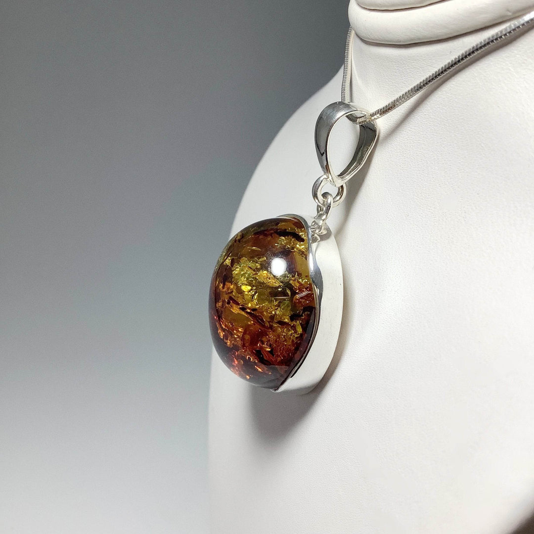 Ombre Amber Pendant - Rocks and Gems Canada