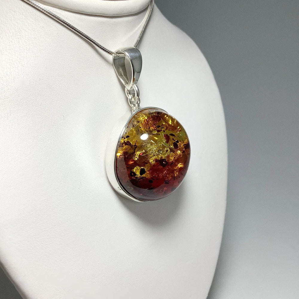 Ombre Amber Pendant - Rocks and Gems Canada