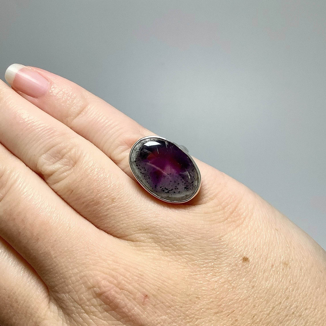 Trapiche Amethyst Ring - Rocks and Gems Canada