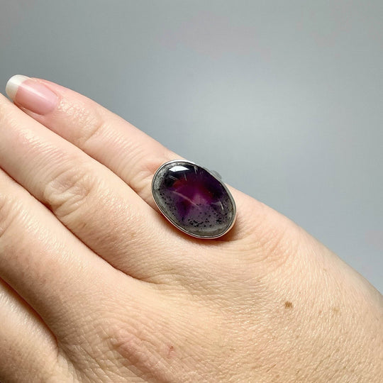 Trapiche Amethyst Ring - Rocks and Gems Canada