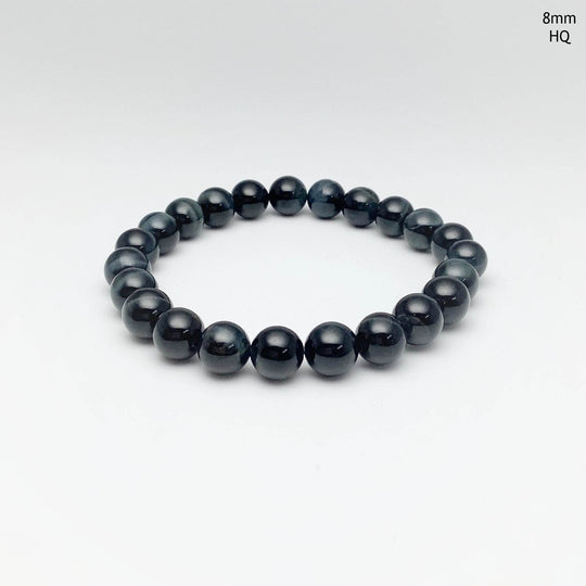 Blue Tiger Eye Beaded Bracelet - Rocks and Gems Canada