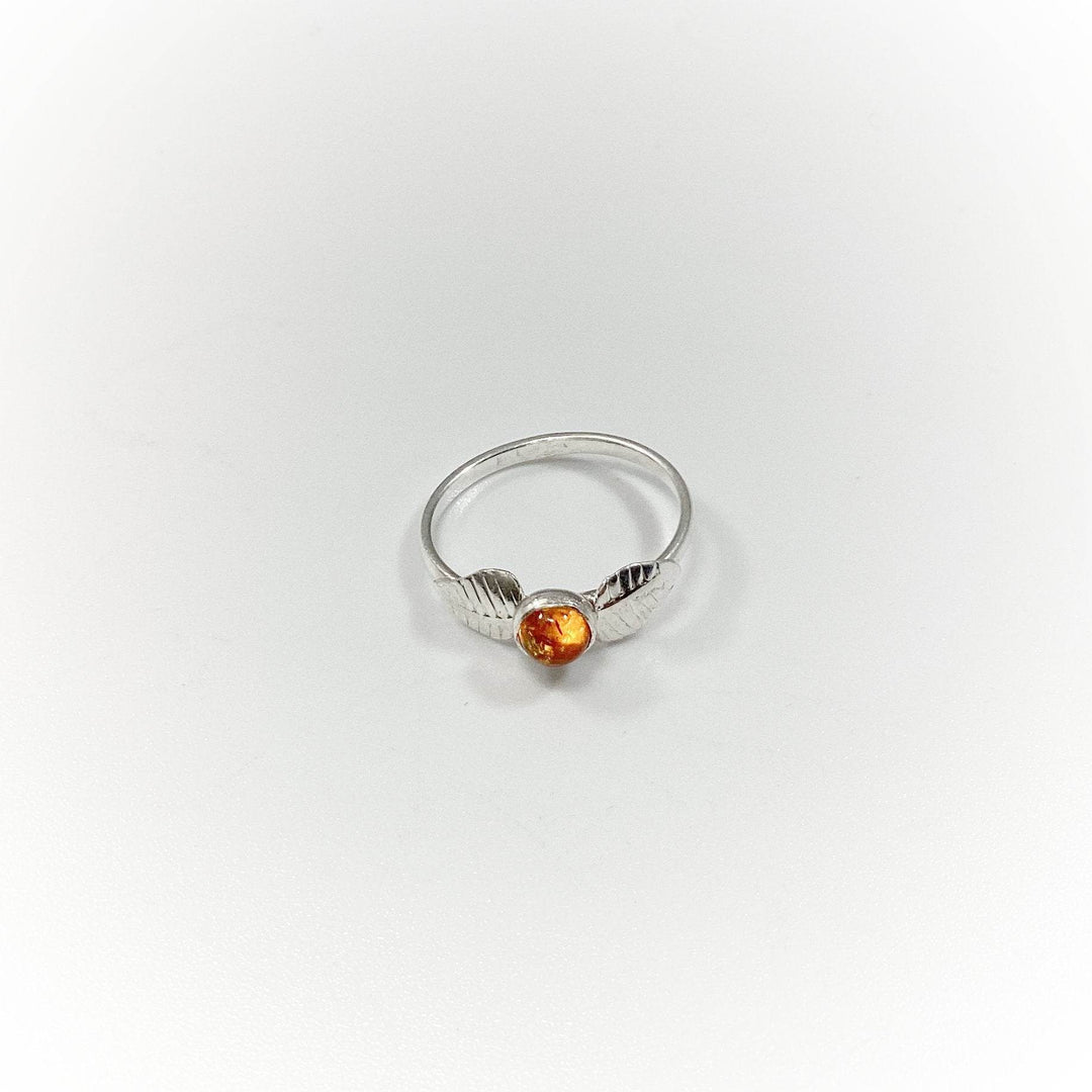 Cognac Amber Ring - Rocks and Gems Canada