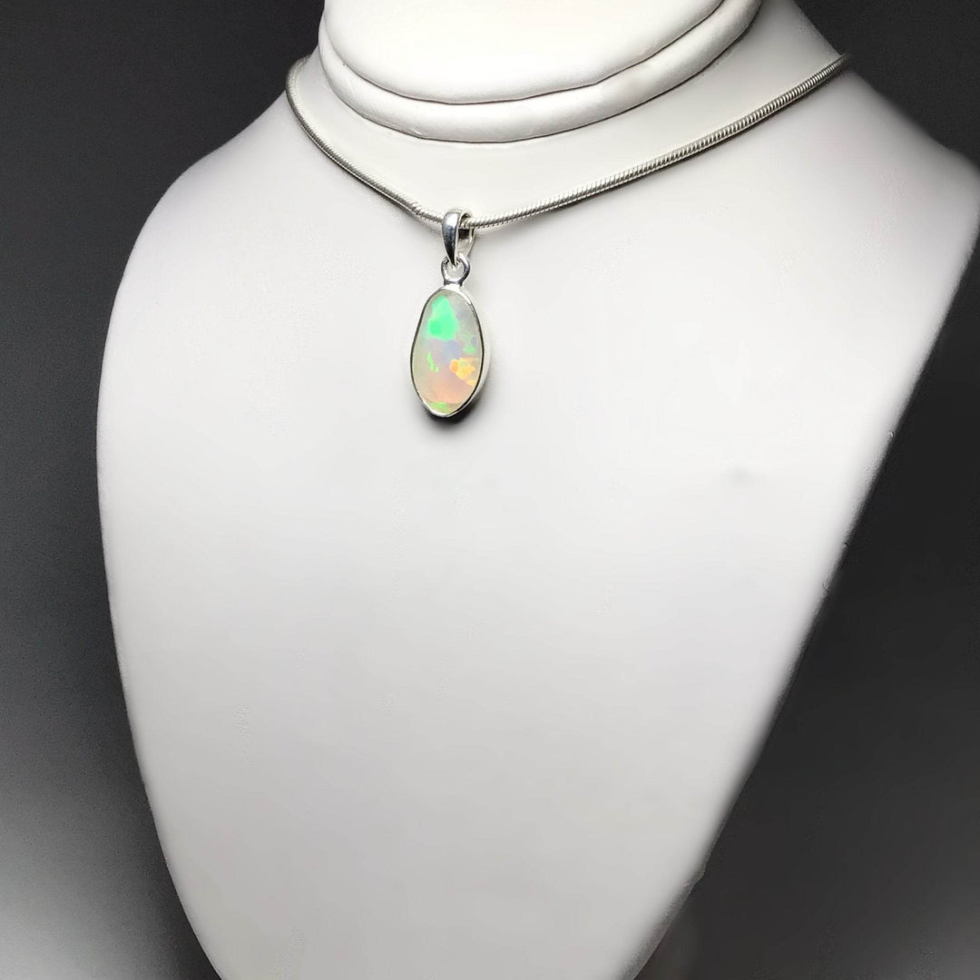 Ethiopian Fire Opal Pendant - Rocks and Gems Canada
