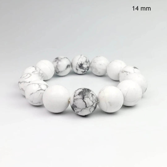 Howlite Beaded Bracelet - Rocks and Gems Canada