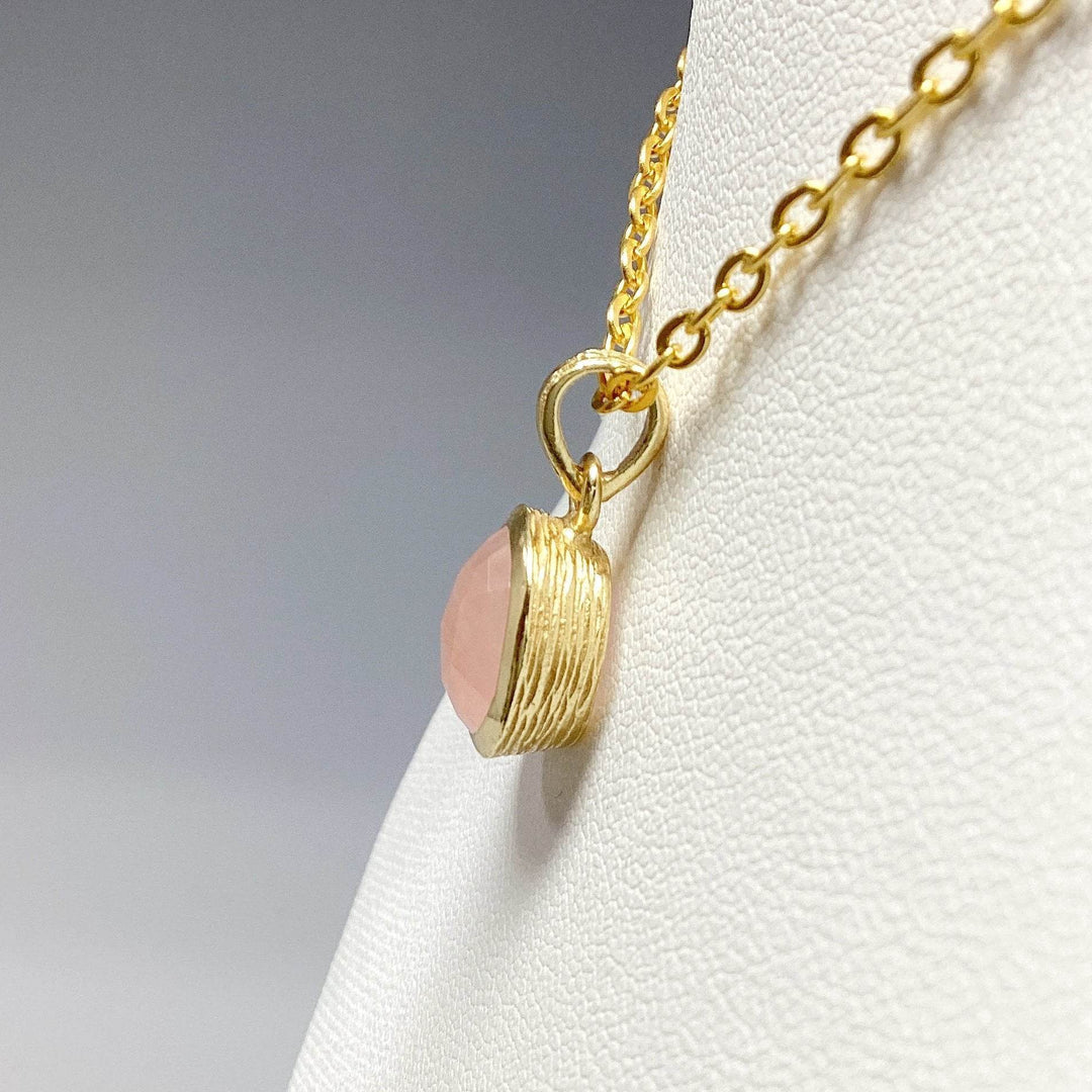 Rose Quartz Pendant - Rocks and Gems Canada