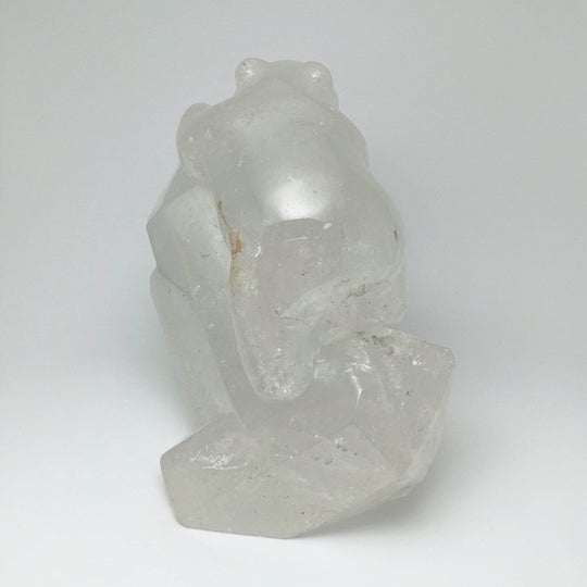 Quartz Bear Carving - Rocks and Gems Canada