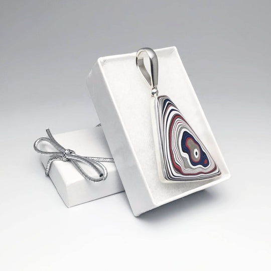 Fordite Pendant - Rocks and Gems Canada
