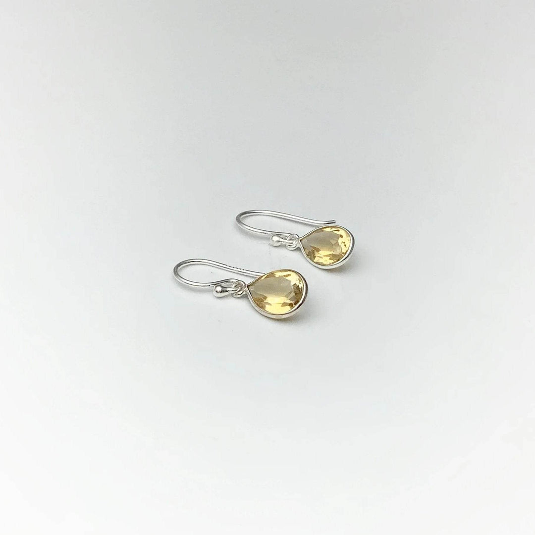 Citrine Dangle Earrings - Rocks and Gems Canada