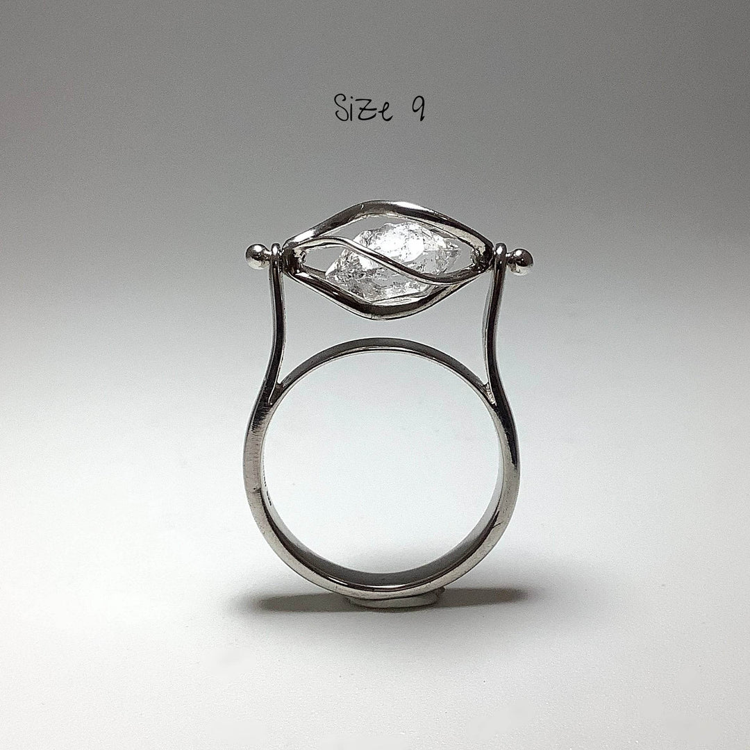 Herkimer Diamond Ring - Rocks and Gems Canada