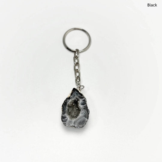 Geode Keychain - Rocks and Gems Canada