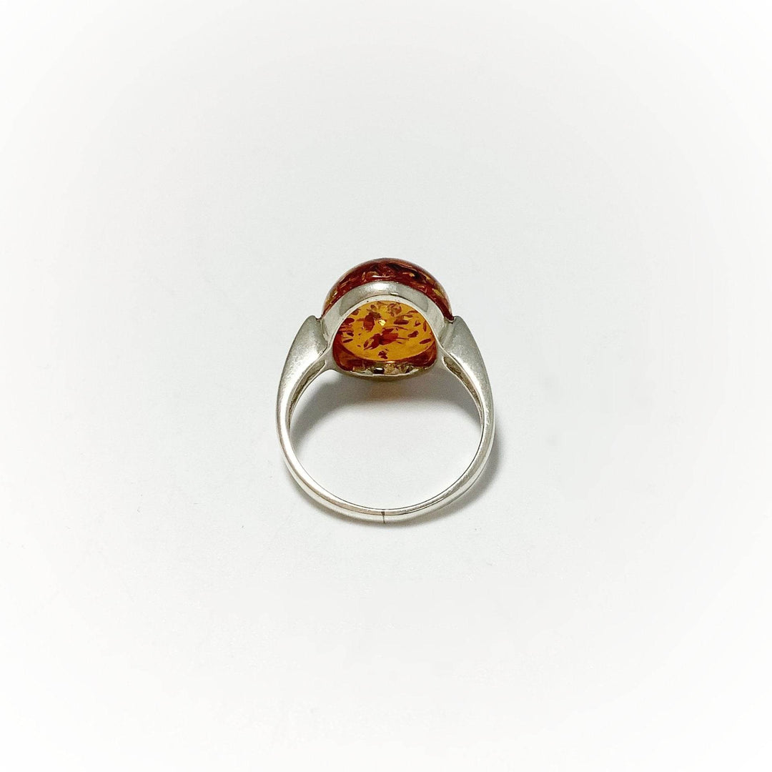 Cognac Amber Ring - Rocks and Gems Canada