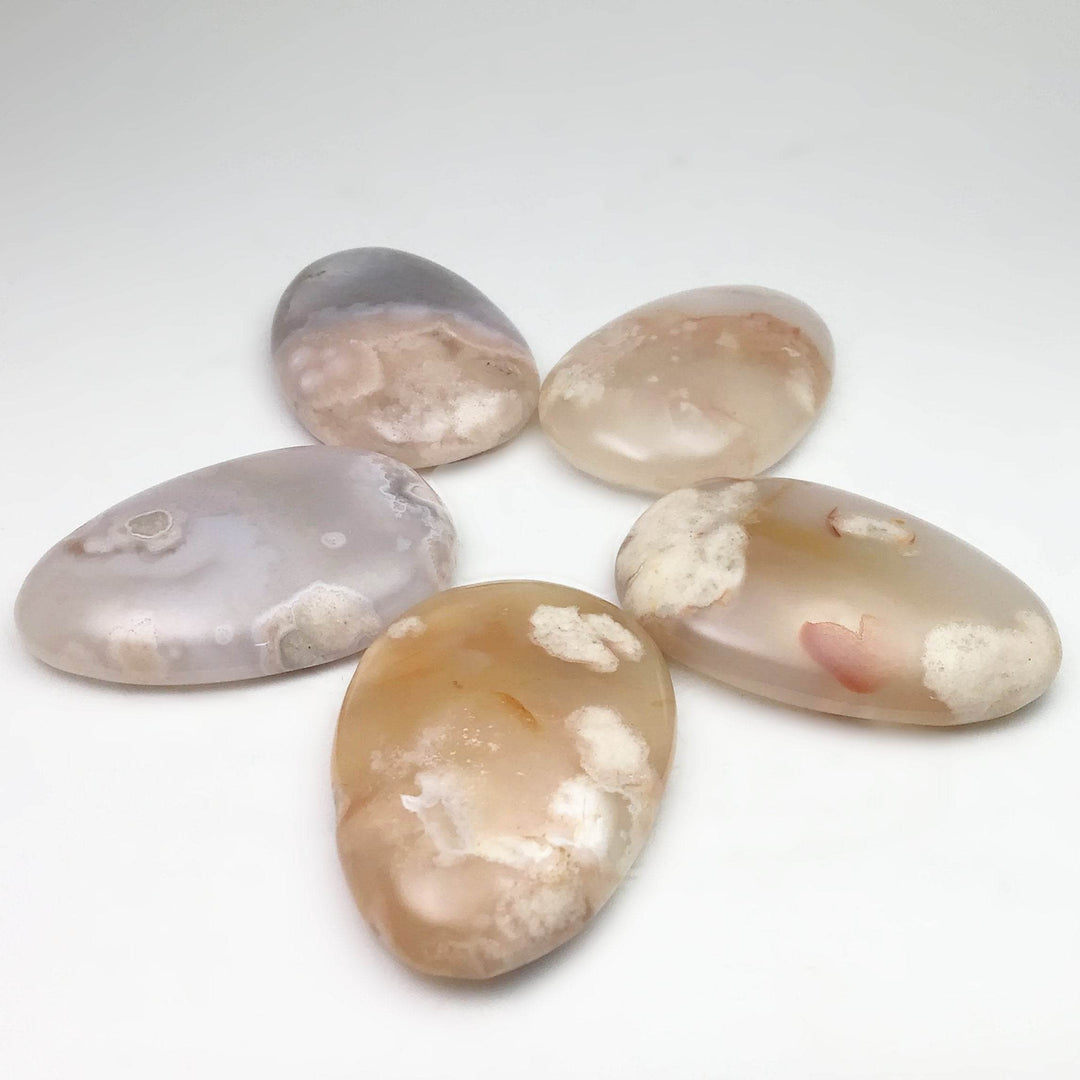 Worry Stone - Flower Agate - Rocks and Gems Canada