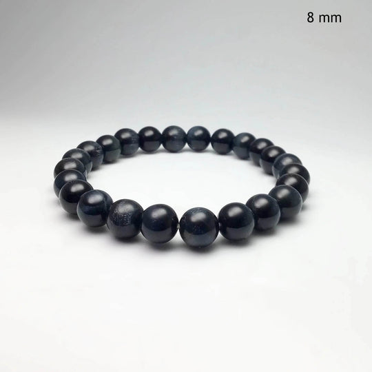 Blue Tiger Eye Beaded Bracelet - Rocks and Gems Canada