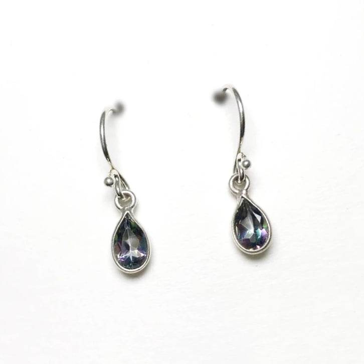 Mystic Topaz Dangle Earrings - Rocks and Gems Canada