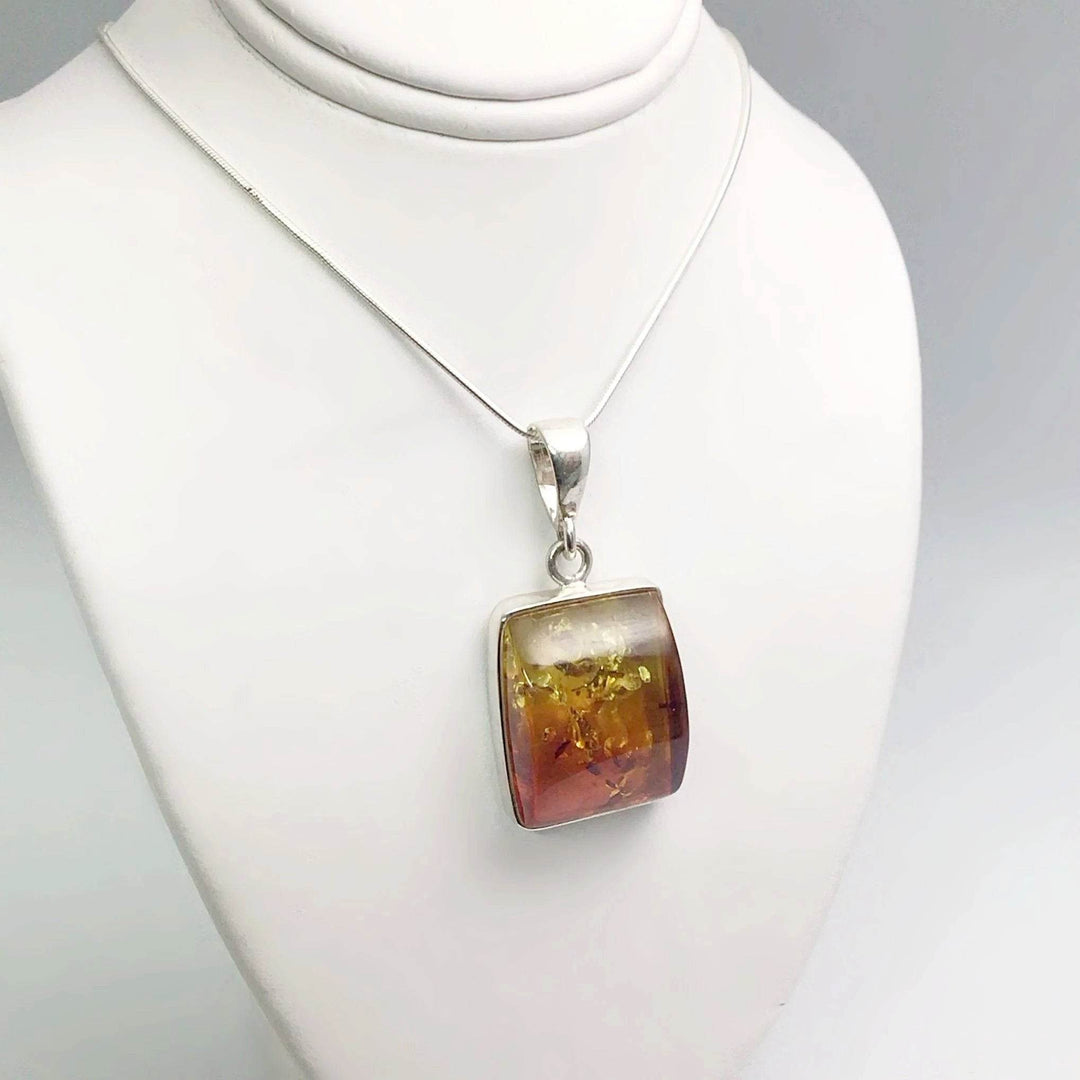 Ombre Amber Pendant - Rocks and Gems Canada