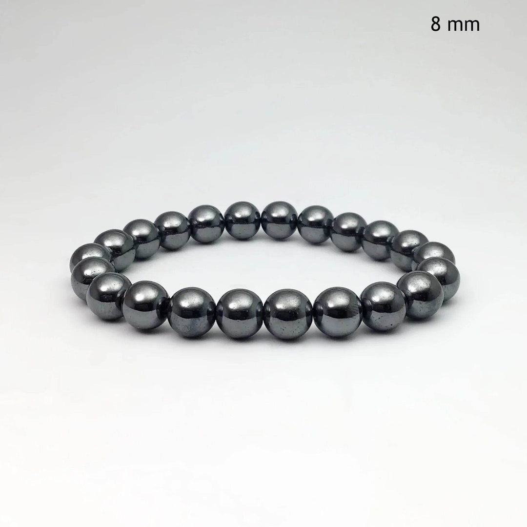 Hematite Beaded Bracelet - Rocks and Gems Canada