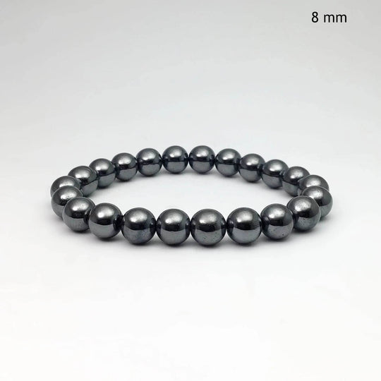 Hematite Beaded Bracelet - Rocks and Gems Canada