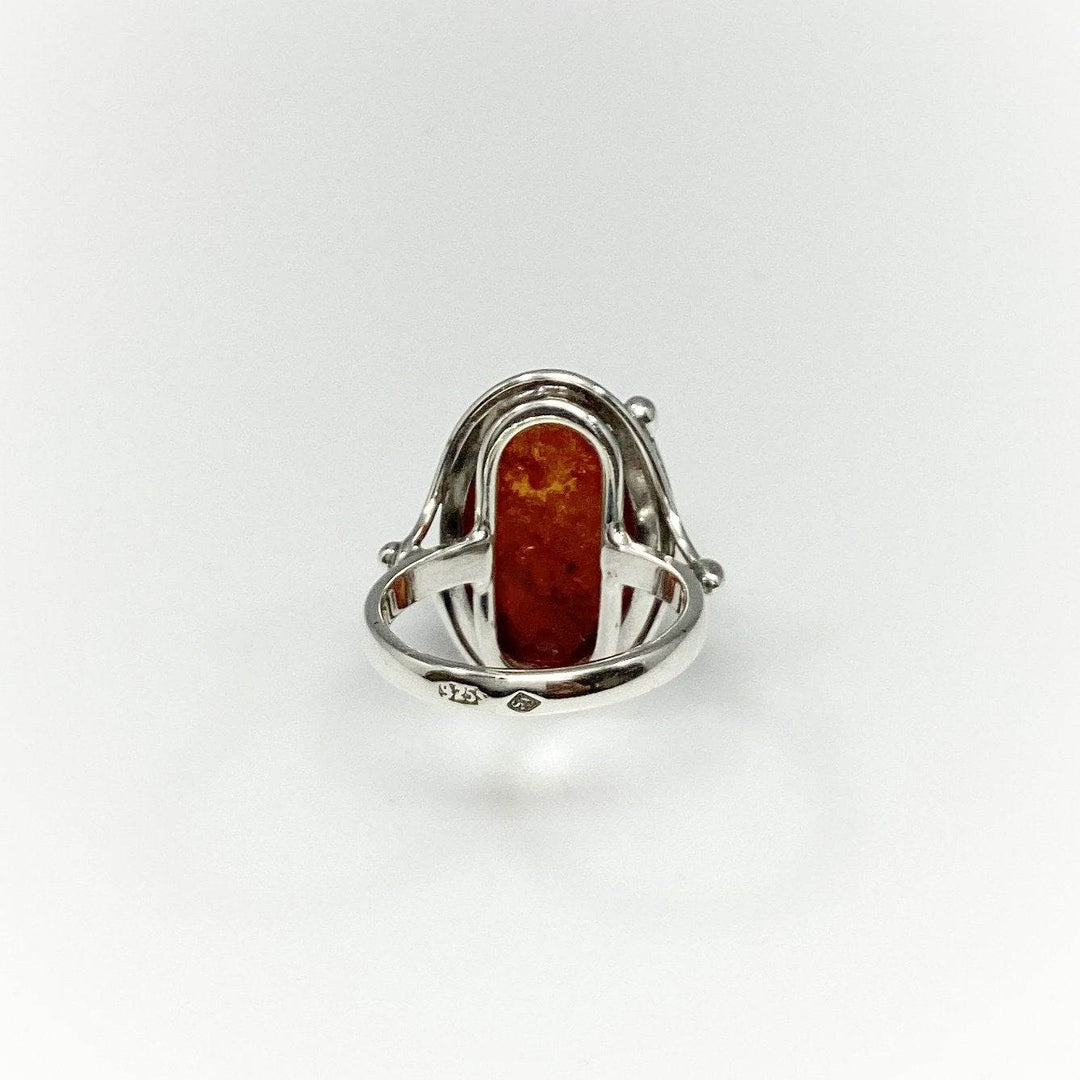 Cognac Amber Ring - Rocks and Gems Canada