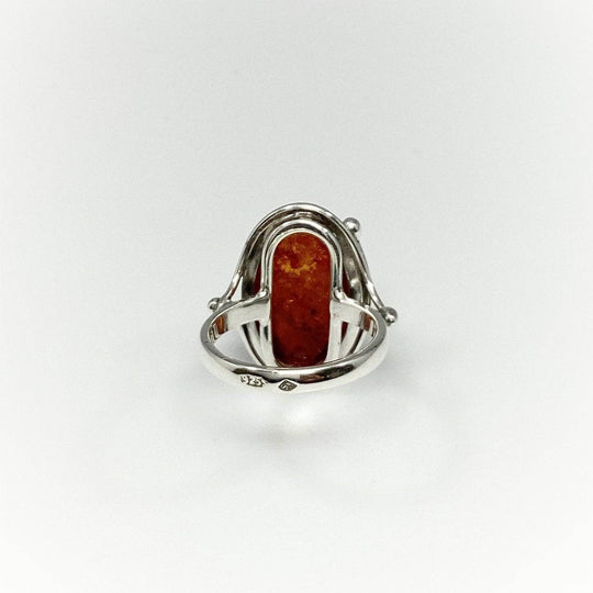 Cognac Amber Ring - Rocks and Gems Canada