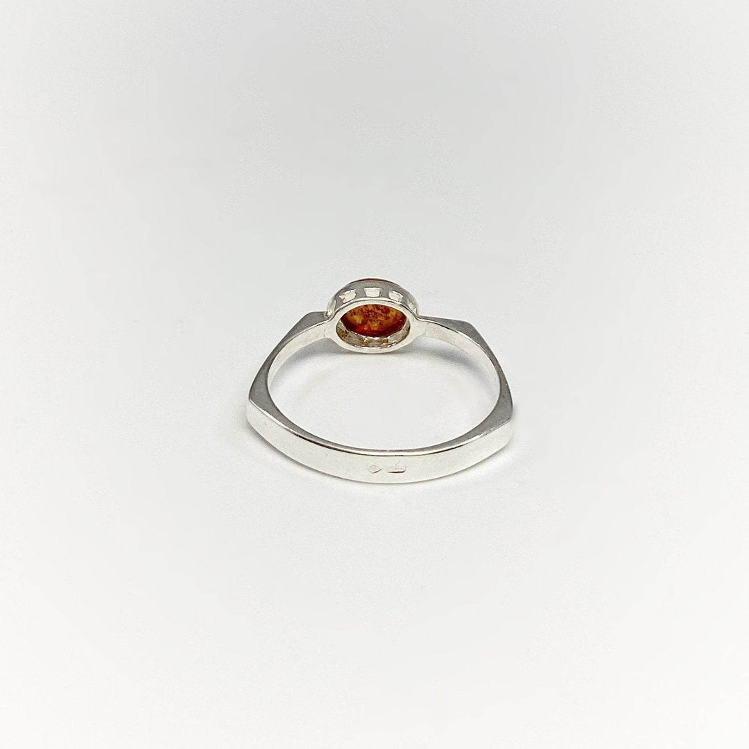 Cognac Amber Ring - Rocks and Gems Canada
