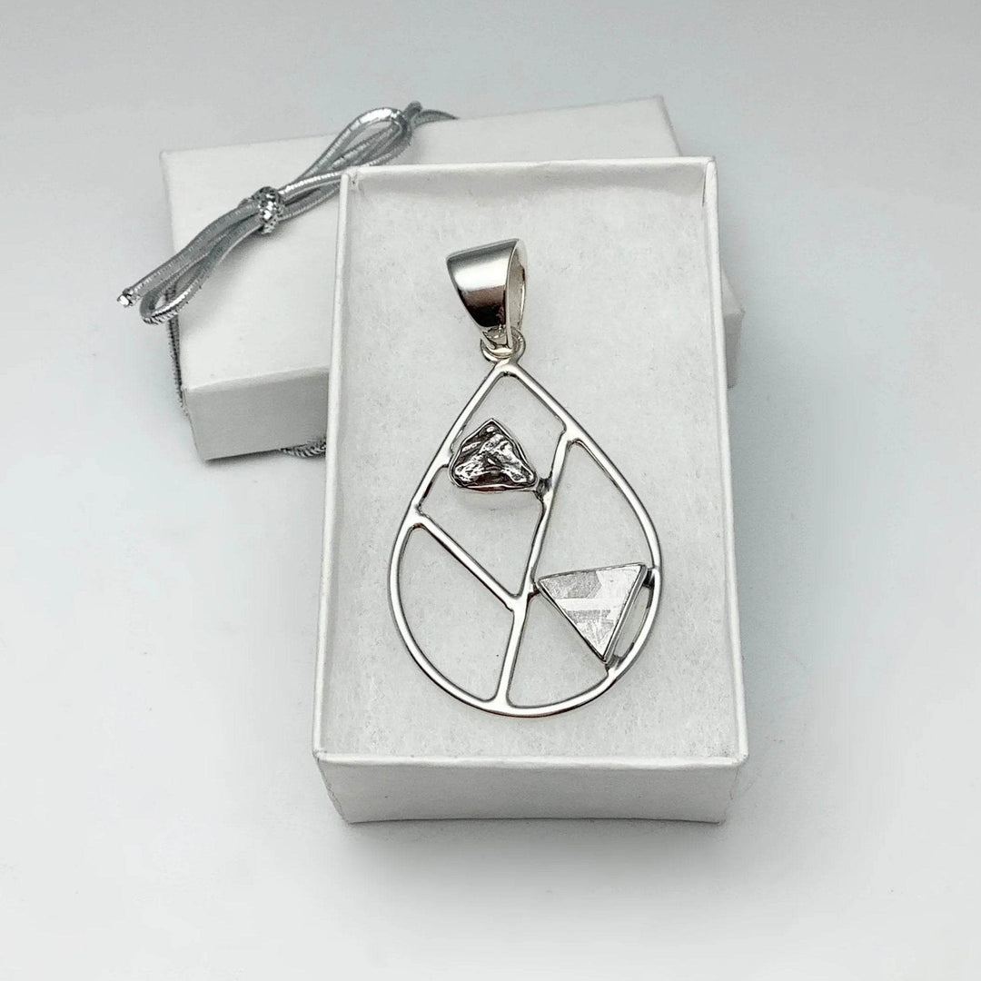 Campo Del Cielo and Muonionalusta Meteorite Pendant - Rocks and Gems Canada