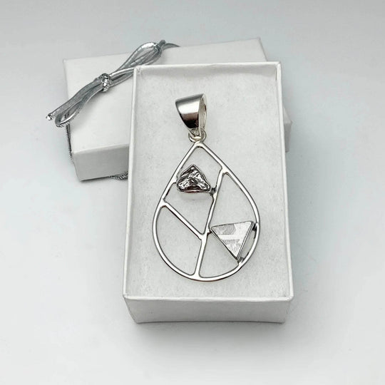 Campo Del Cielo and Muonionalusta Meteorite Pendant - Rocks and Gems Canada