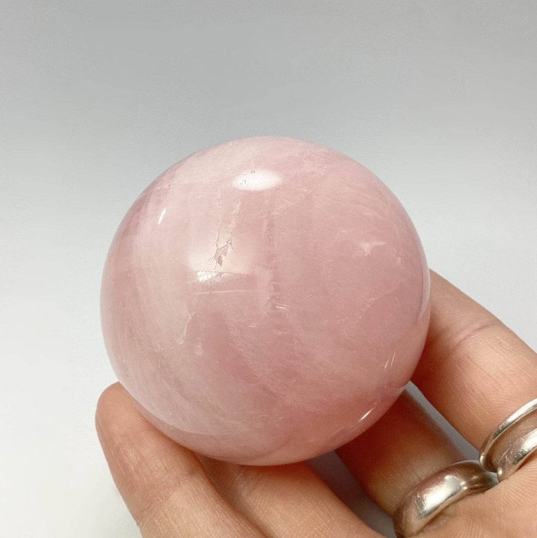 Rose Quartz Sphere - Rocks and Gems Canada