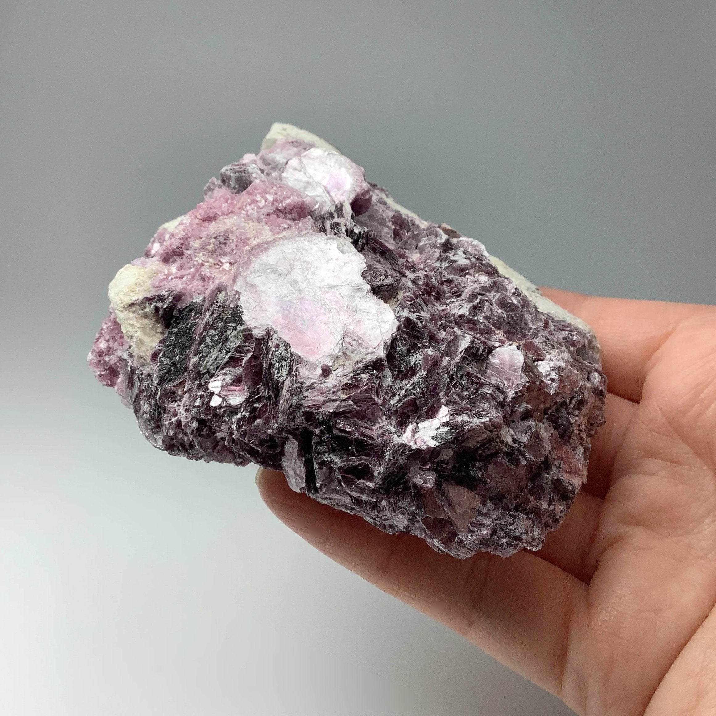 Lepidolite in Matrix - Rocks and Gems Canada