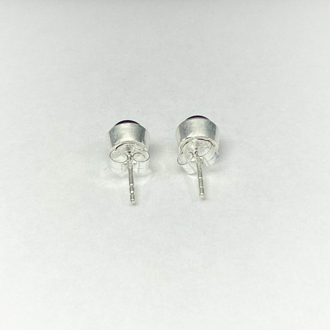 Amethyst Stud Earrings - Rocks and Gems Canada