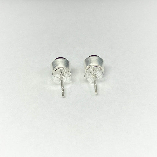 Amethyst Stud Earrings - Rocks and Gems Canada