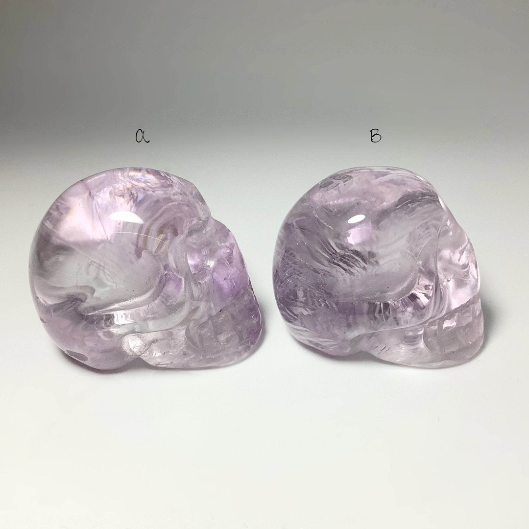 Carved Amethyst Crystal Skull - Rocks and Gems Canada
