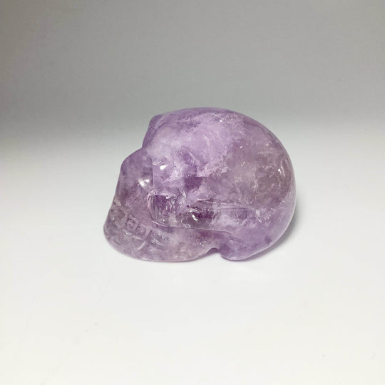 Carved Amethyst Crystal Skull - Rocks and Gems Canada