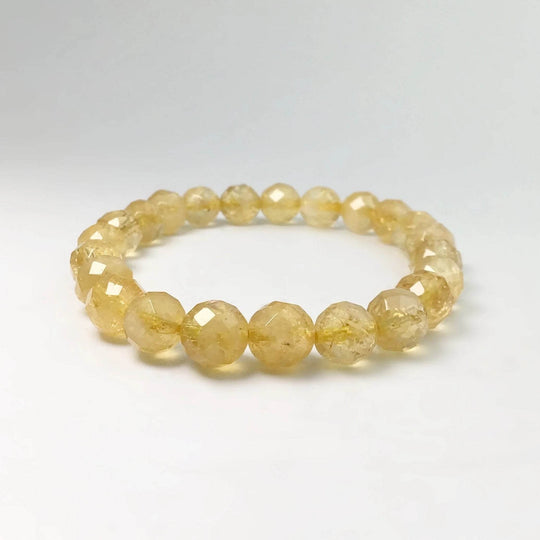 Citrine Faceted Beaded Bracelet - Rocks and Gems Canada