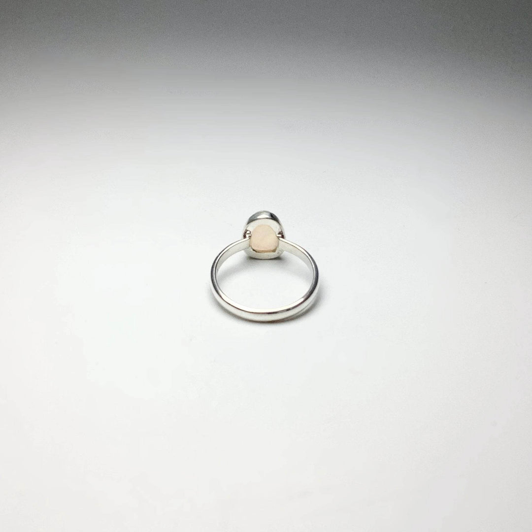 Faceted Ethiopian Fire Opal Ring - Rocks and Gems Canada